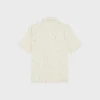 Camicia da bowling in viscosa con stampa Micro Triomphe Camicia da bowling in viscosa con stampa Micro Triomphe