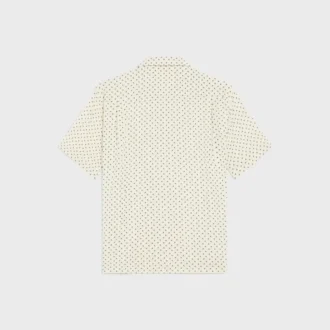 Camicia da bowling in viscosa con stampa Micro Triomphe