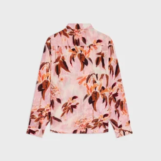 Camicia dal taglio morbido in crêpe de chine