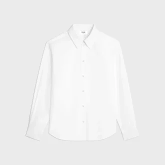 Camicia dal taglio morbido in popeline di cotone