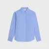Camicia dal taglio morbido in popeline di cotone