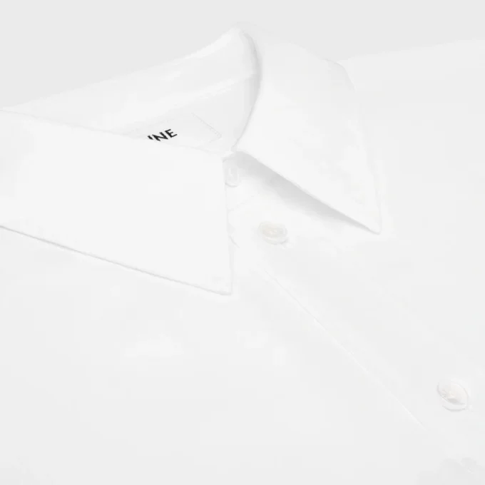 Camicia dal taglio morbido in popeline di cotone
