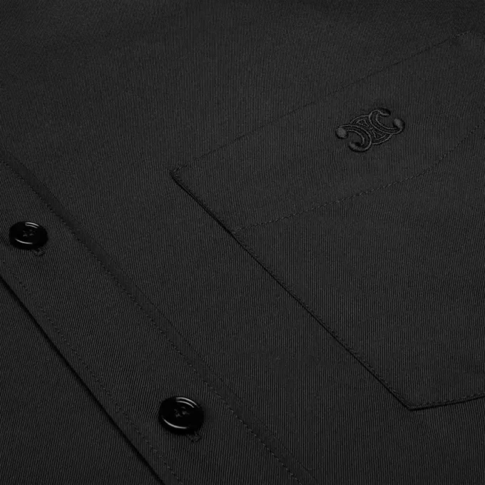 Camicia dal taglio morbido in twill di seta