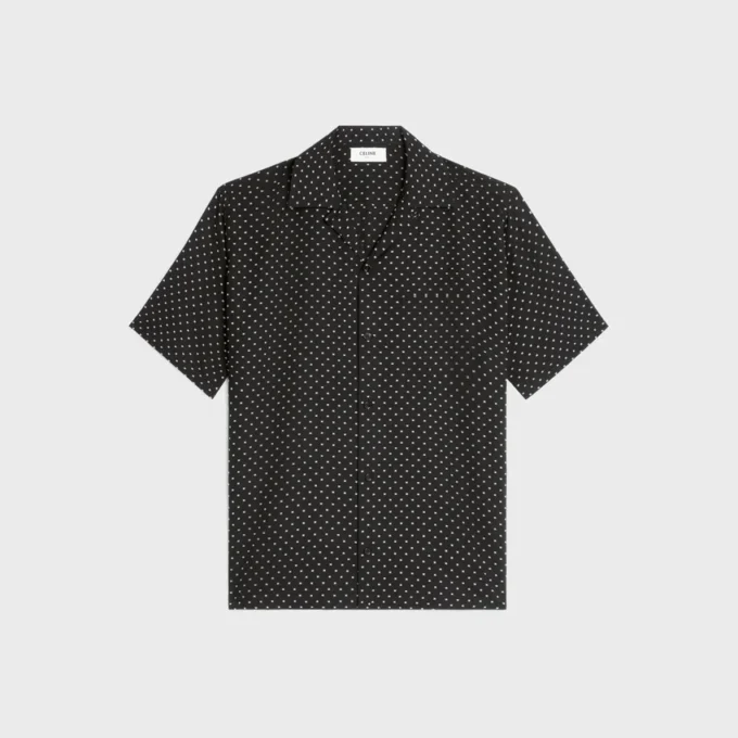 Camicia hawaiana in viscosa stampata Camicia hawaiana in viscosa stampata