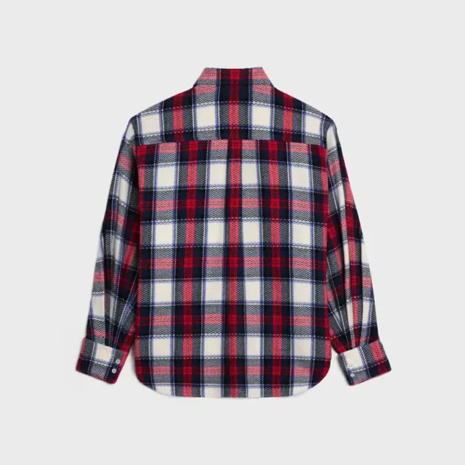Camicia in cashmere a quadri Camicia in cashmere a quadri