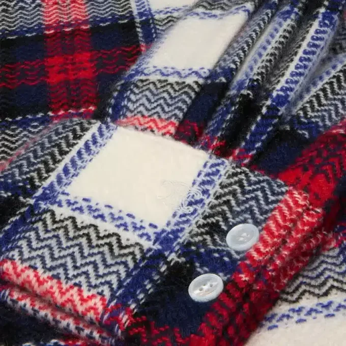 Camicia in cashmere a quadri Camicia in cashmere a quadri
