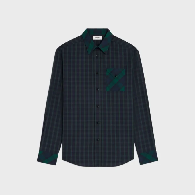 Camicia in cotone tartan