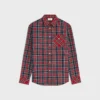 Camicia in cotone tartan