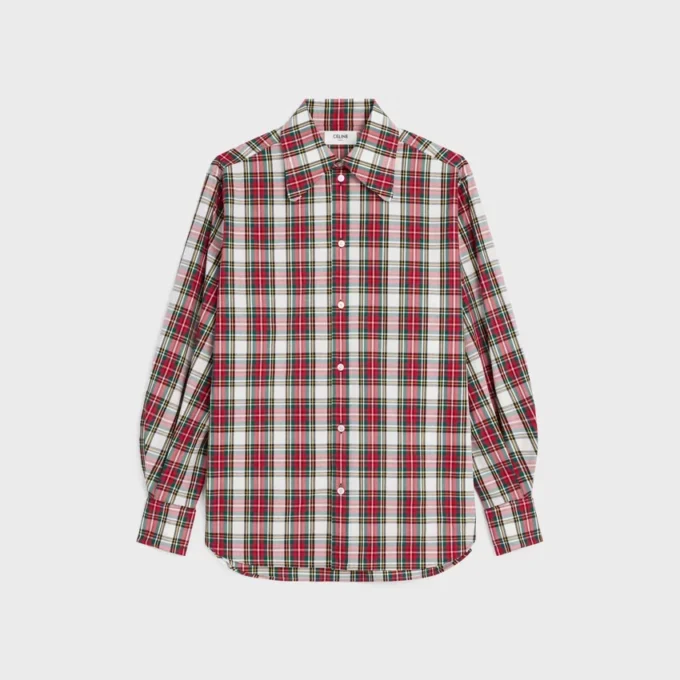 Camicia in cotone tartan