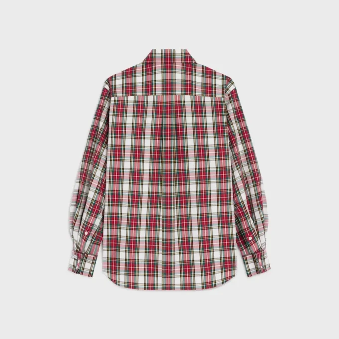 Camicia in cotone tartan