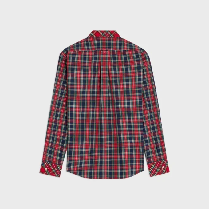 Camicia in cotone tartan