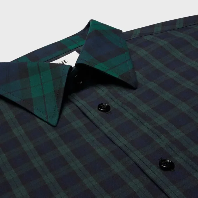 Camicia in cotone tartan