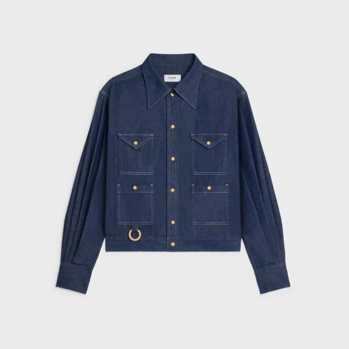 Camicia in denim di cotone Camicia in denim di cotone