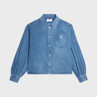 Camicia in denim di cotone