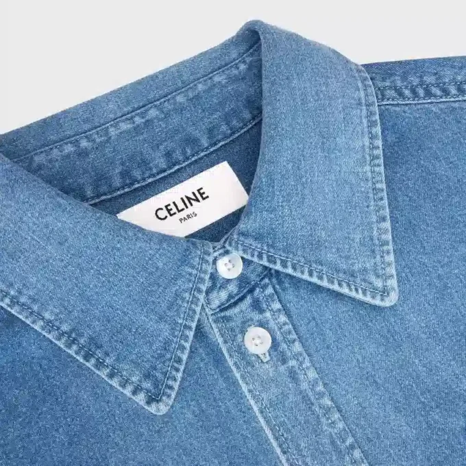Camicia in denim di cotone Camicia in denim di cotone