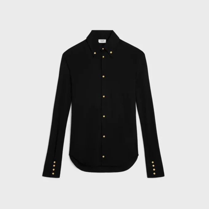 Camicia in jersey di cotone
