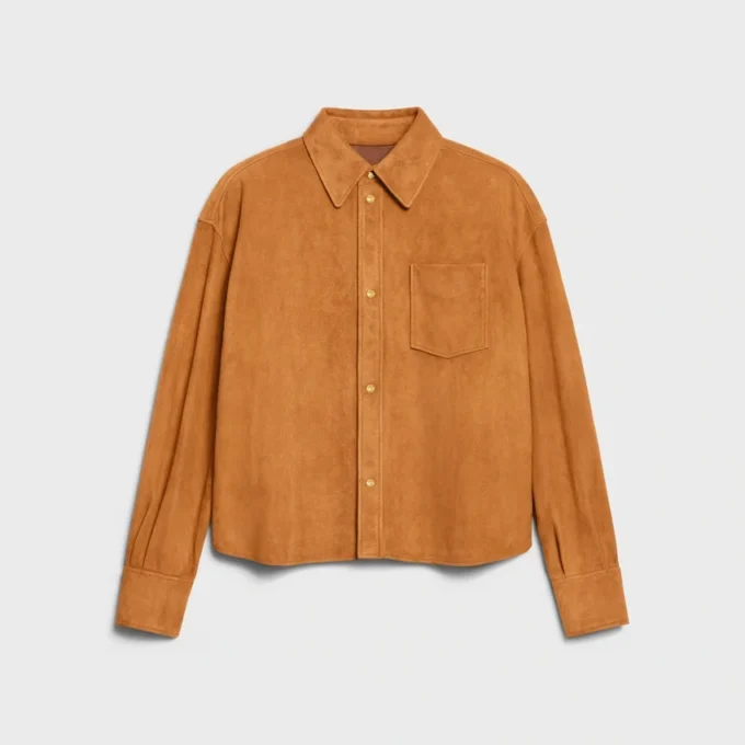 Camicia in pelle scamosciata Camicia in pelle scamosciata