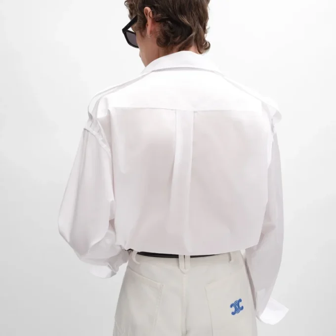Camicia in popeline di cotone