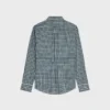Camicia in tessuto di cotone tartan Camicia in tessuto di cotone tartan