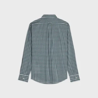 Camicia in tessuto di cotone tartan