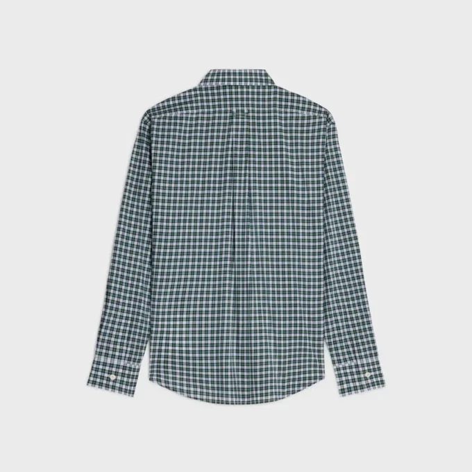 Camicia in tessuto di cotone tartan Camicia in tessuto di cotone tartan