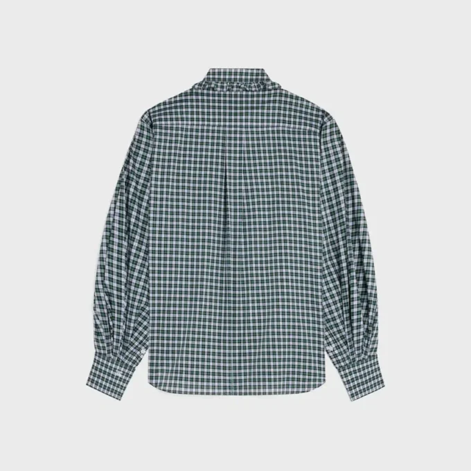 Camicia in tessuto di cotone tartan Camicia in tessuto di cotone tartan