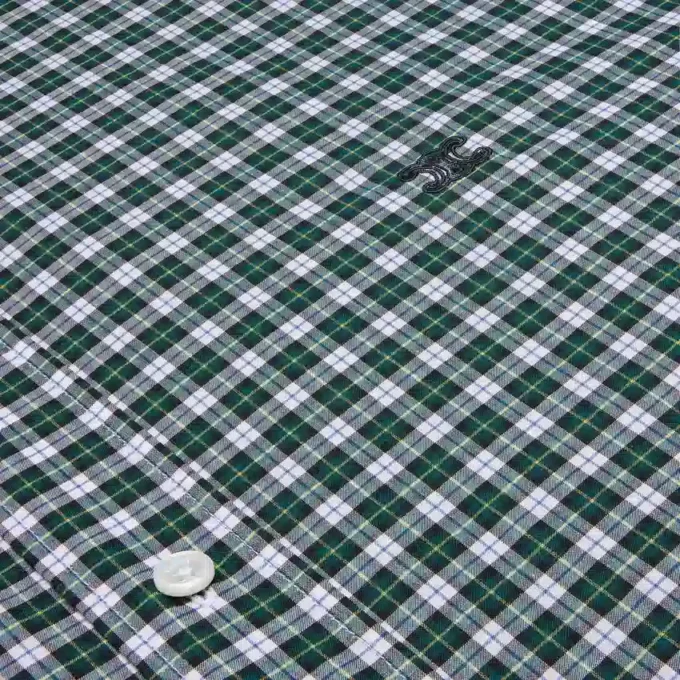 Camicia in tessuto di cotone tartan Camicia in tessuto di cotone tartan