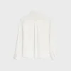 Camicia Lavallière in twill di seta Camicia Lavallière in twill di seta
