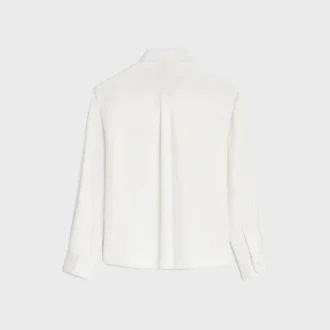 Camicia Lavallière in twill di seta