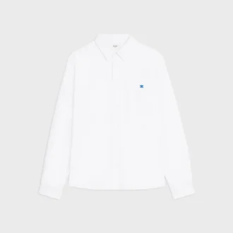Camicia oversize in denim di cotone