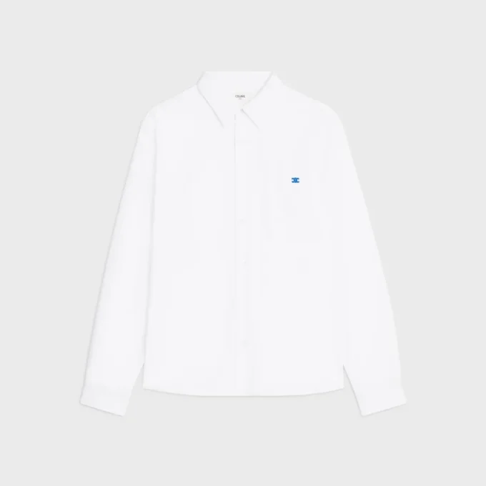 Camicia oversize in denim di cotone Camicia oversize in denim di cotone