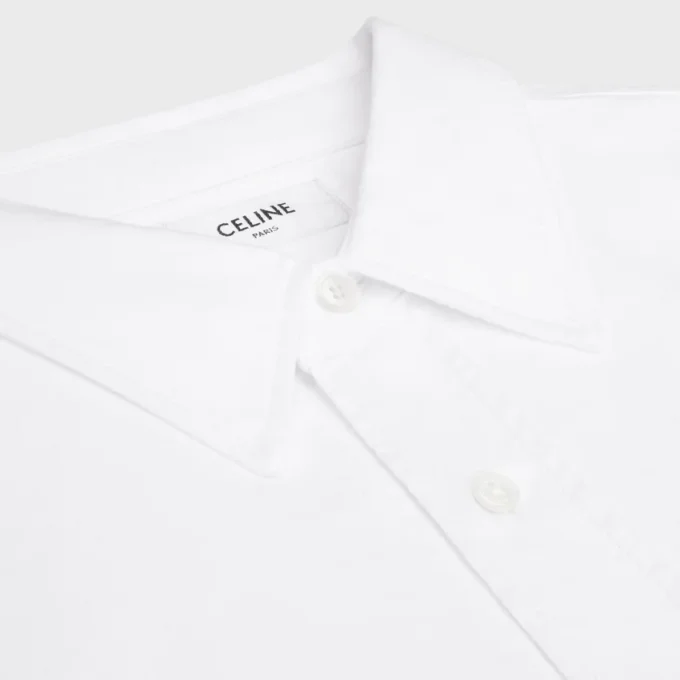 Camicia oversize in denim di cotone Camicia oversize in denim di cotone