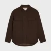 Camicia oversize in flanella di lana Camicia oversize in flanella di lana