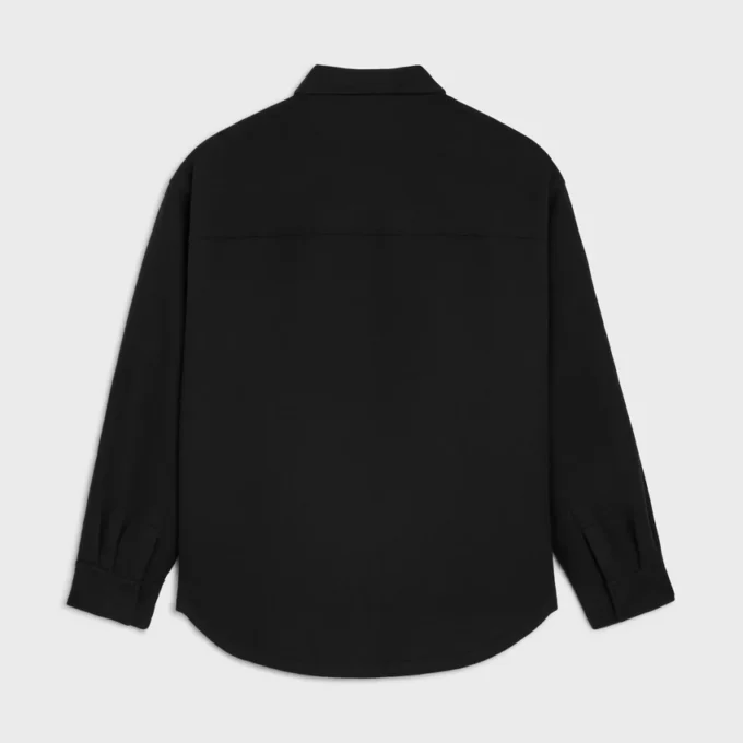 Camicia oversize in flanella di lana Camicia oversize in flanella di lana