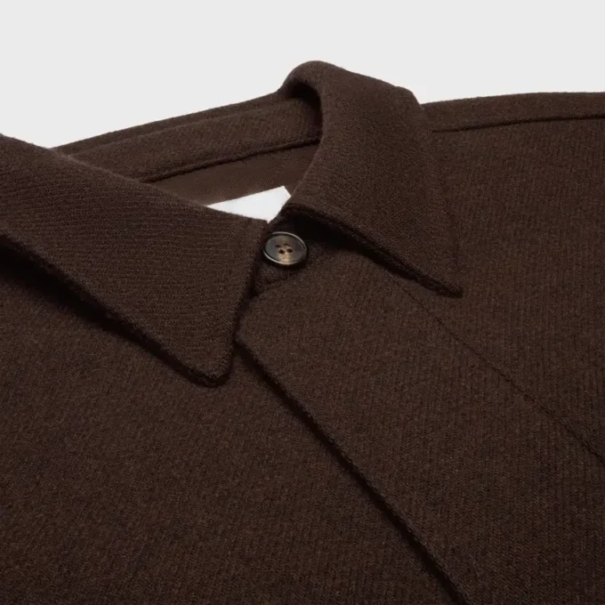 Camicia oversize in flanella di lana Camicia oversize in flanella di lana