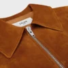 Camicia oversize in pelle scamosciata Camicia oversize in pelle scamosciata