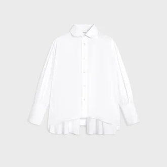 Camicia oversize in popeline di cotone