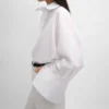 Camicia oversize in popeline di cotone