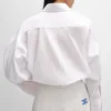 Camicia oversize in popeline di cotone