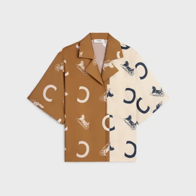 Camicia pigiama in twill di seta Camicia pigiama in twill di seta