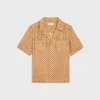 Camicia pigiama in twill di seta