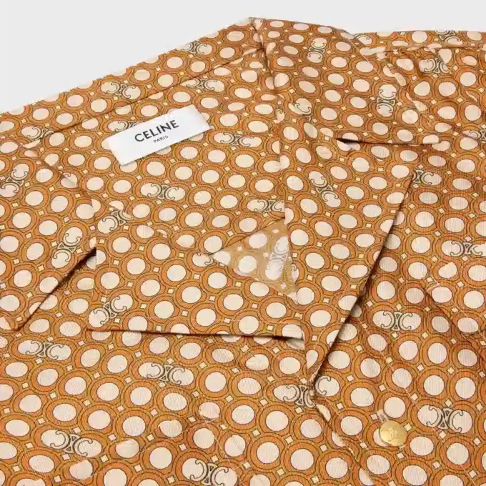 Camicia pigiama in twill di seta