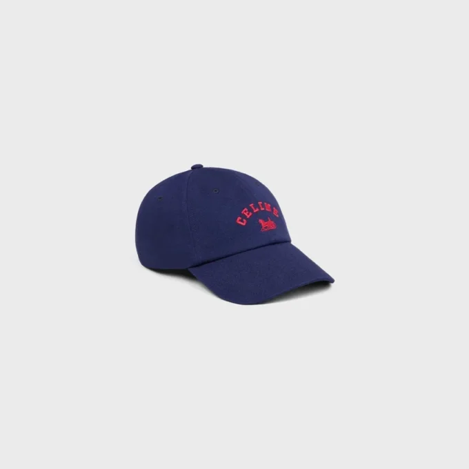 Cappellino CELINE Richelieu in twill di cotone