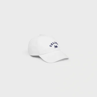 Cappellino CELINE Richelieu in twill di cotone