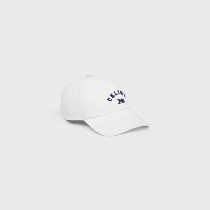 Cappellino CELINE Richelieu in twill di cotone Cappellino CELINE Richelieu in twill di cotone