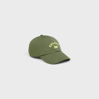 Cappellino CELINE Richelieu in twill di cotone