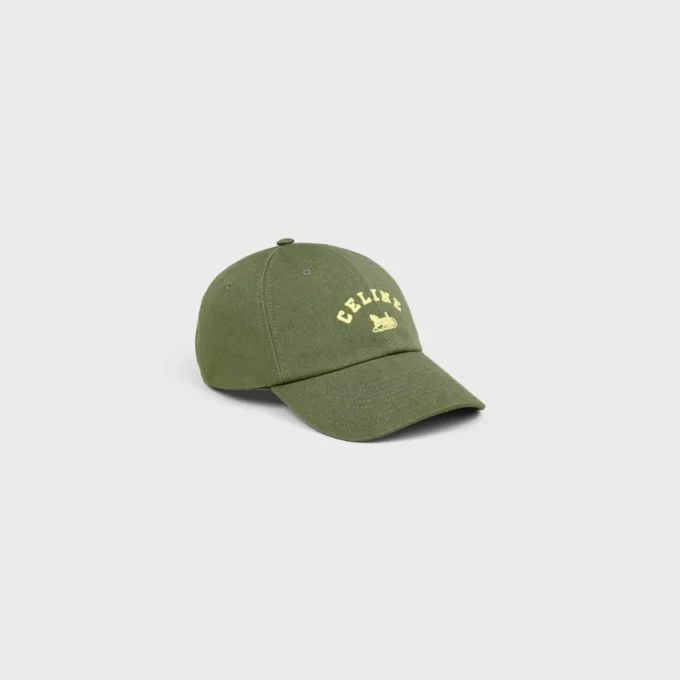 Cappellino CELINE Richelieu in twill di cotone