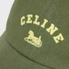 Cappellino CELINE Richelieu in twill di cotone