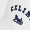 Cappellino CELINE Richelieu in twill di cotone Cappellino CELINE Richelieu in twill di cotone