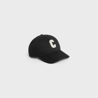 Cappellino da baseball con iniziale in cotone